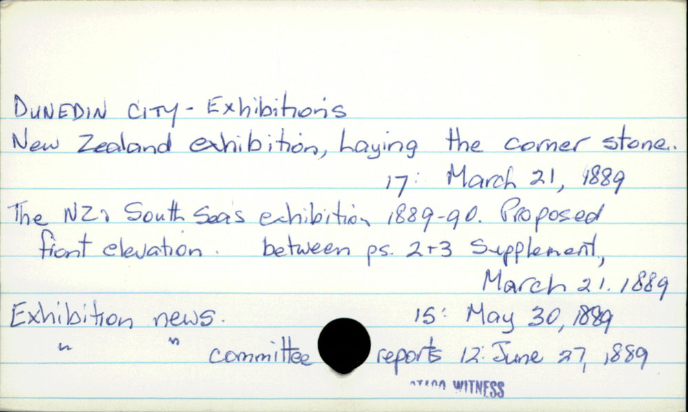 Dunedin City - Exhibitions