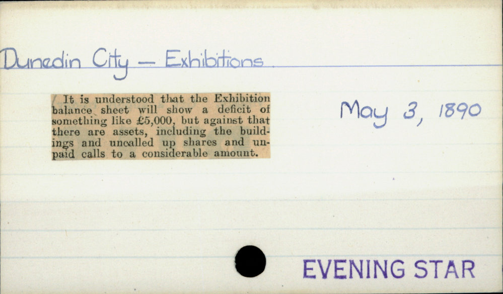 Dunedin City - Exhibitions.