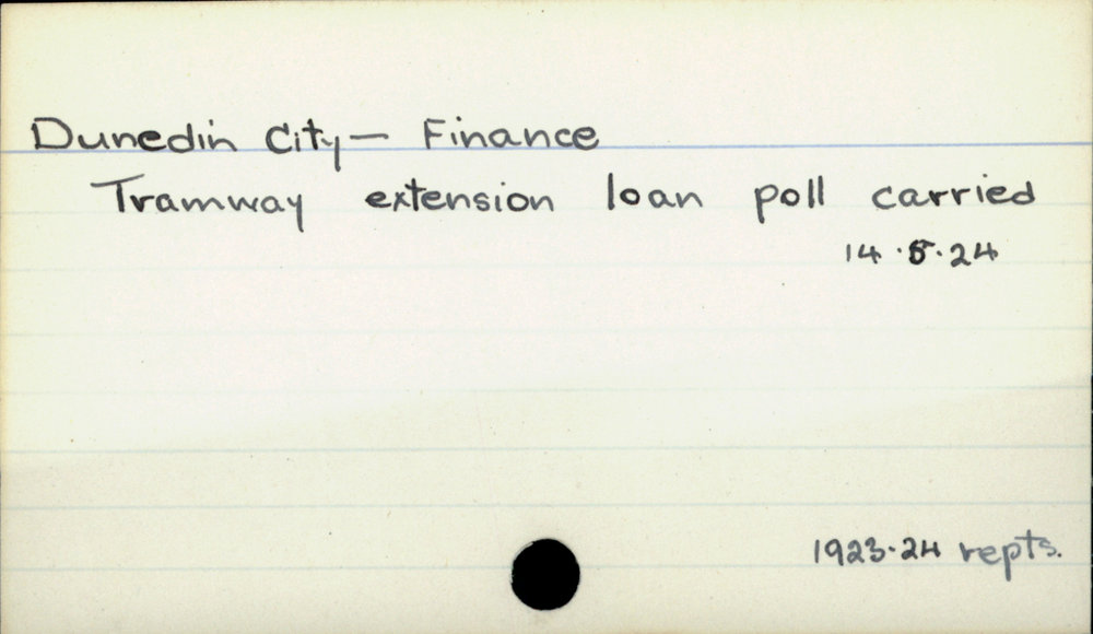Dunedin City - Finance