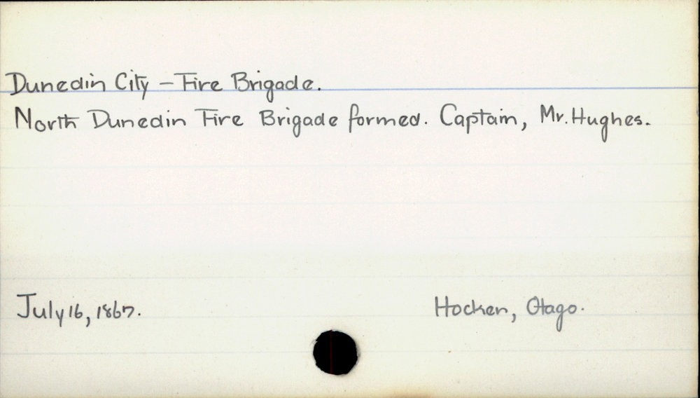 Dunedin City - Fire Brigade