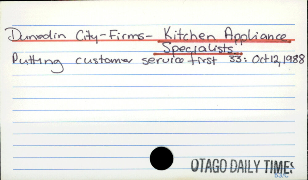Dunedin ity - Firms - Kitchen Appliance Specialists