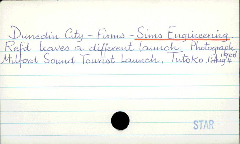 Dunedin City - Firms - Sims Engineering