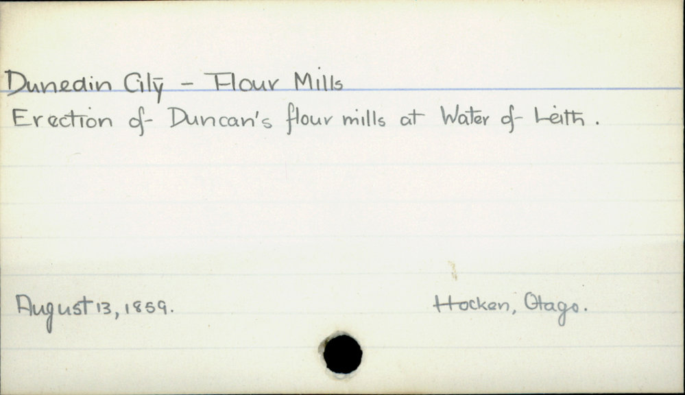 Dunedin City - Flour Mills
