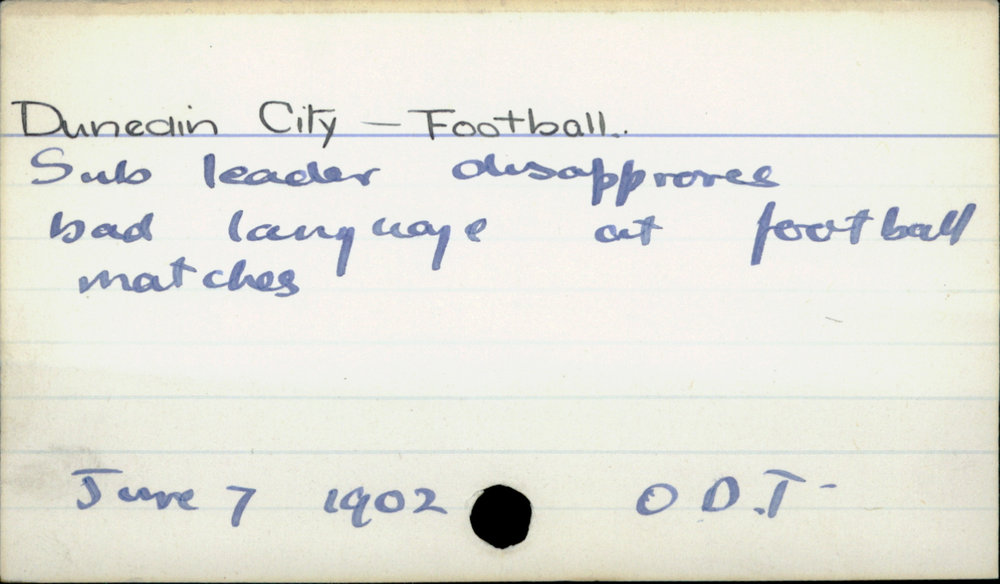 Dunedin City - Football