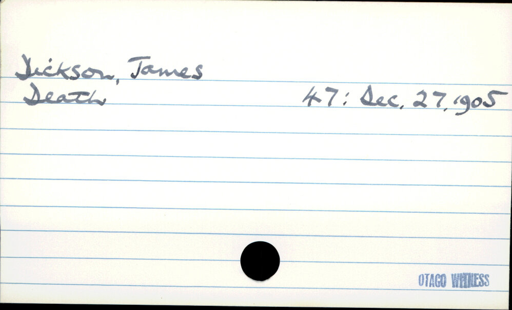 Dickson, James