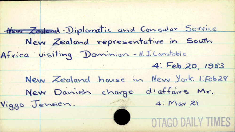 Diplomatic and Consular Service