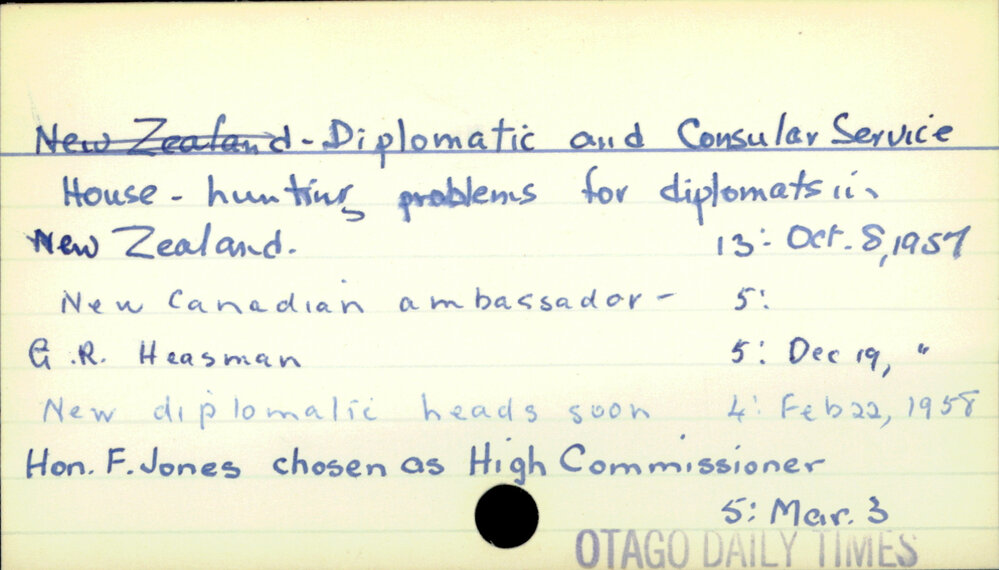 Diplomatic and Consular Service