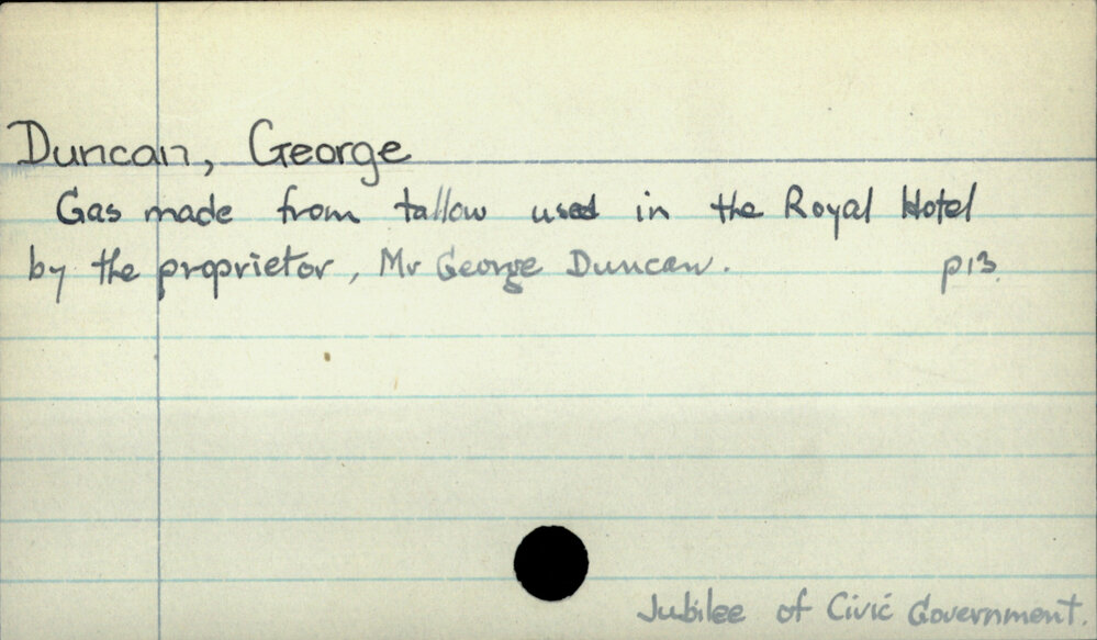 Duncan, George