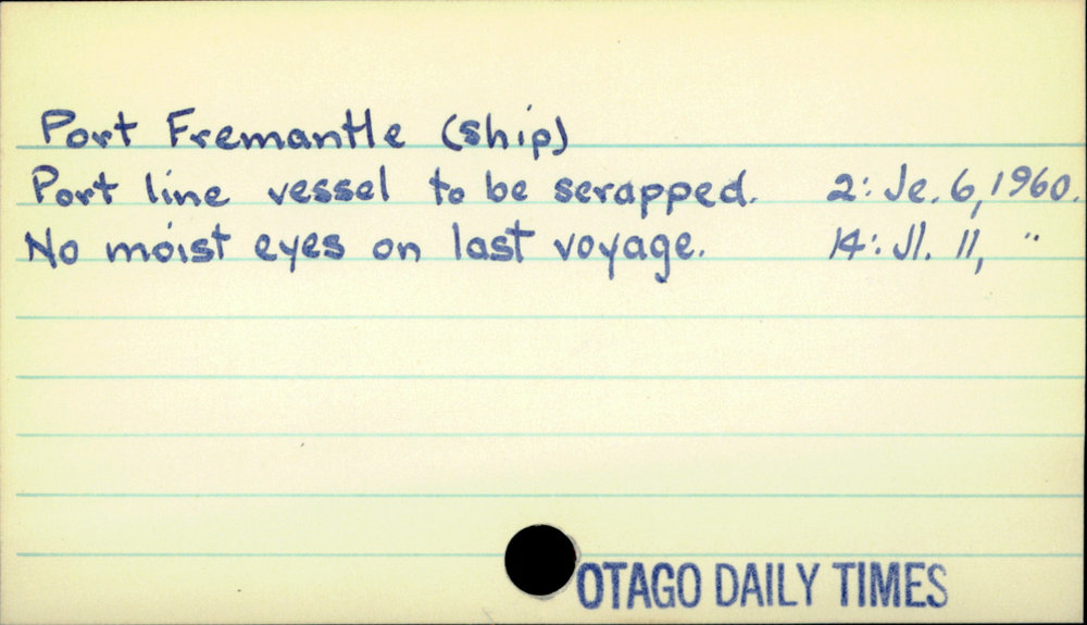 Port Fremantle (ship)