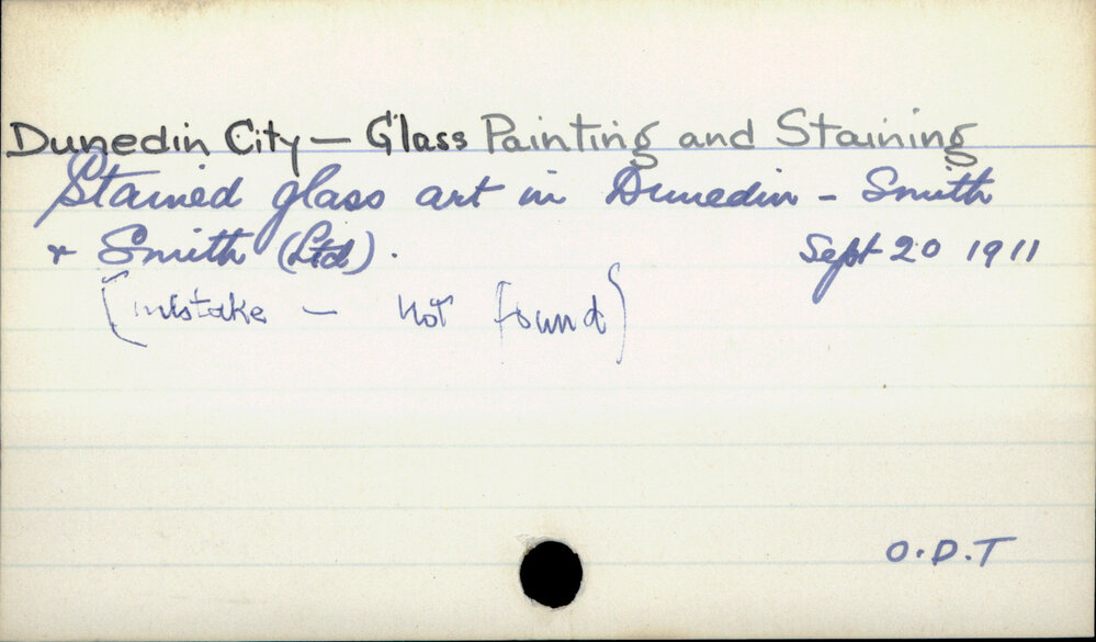 Dunedin City - Glass painting and staining