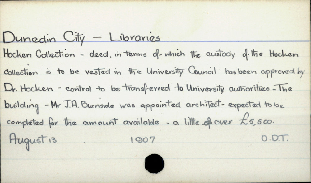 Dunedin City - Libraries