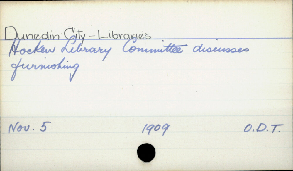 Dunedin City - Libraries 
