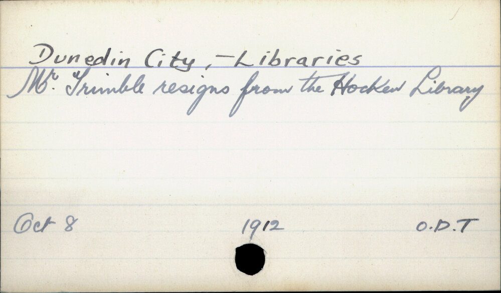 Dunedin City - Libraries 