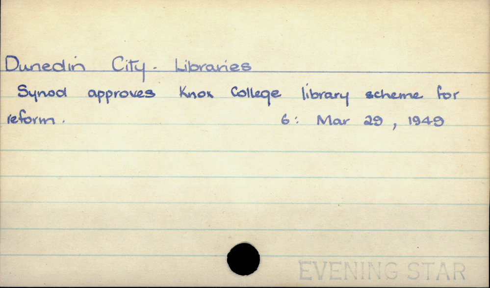 Dunedin City - Libraries