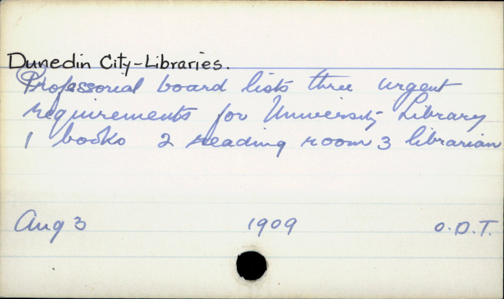 Dunedin City - Libraries