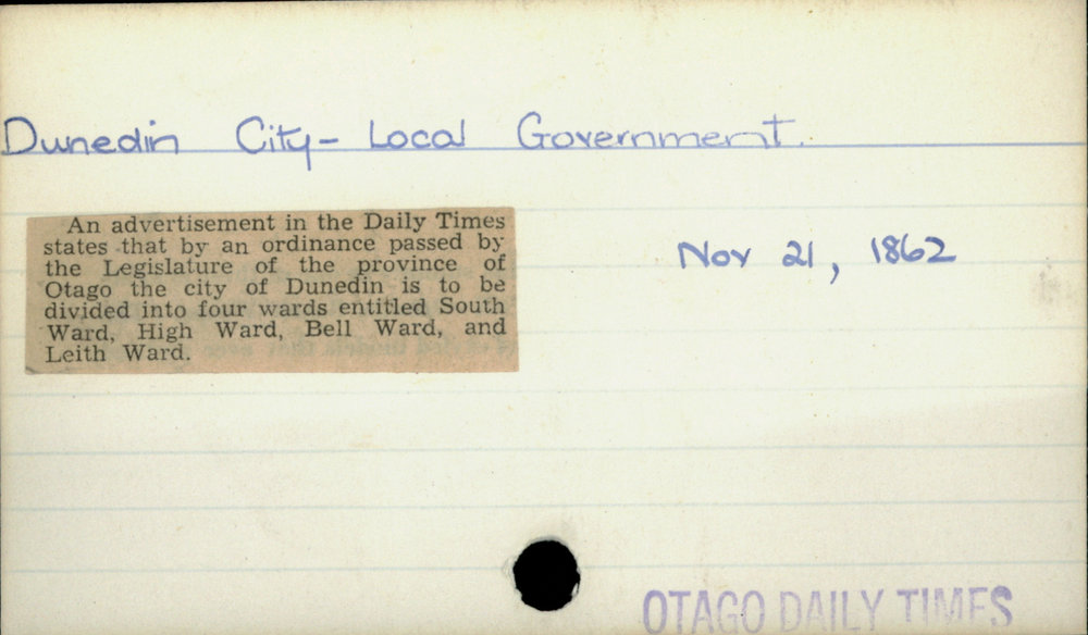 Dunedin City - Local Government