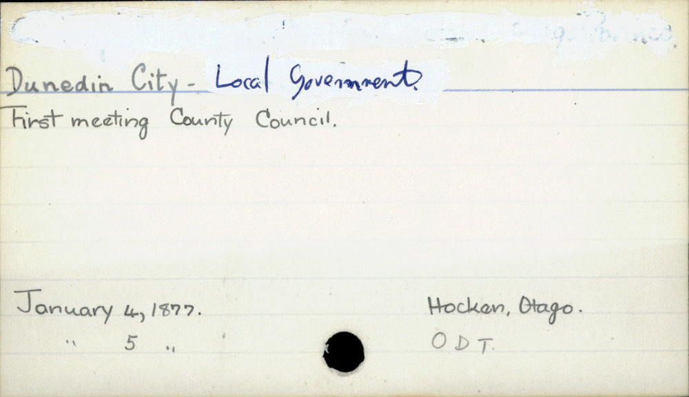 Dunedin City - Local Government