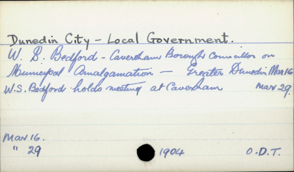 Dunedin City - Local government