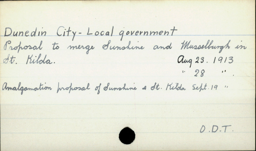 Dunedin City - Local government 