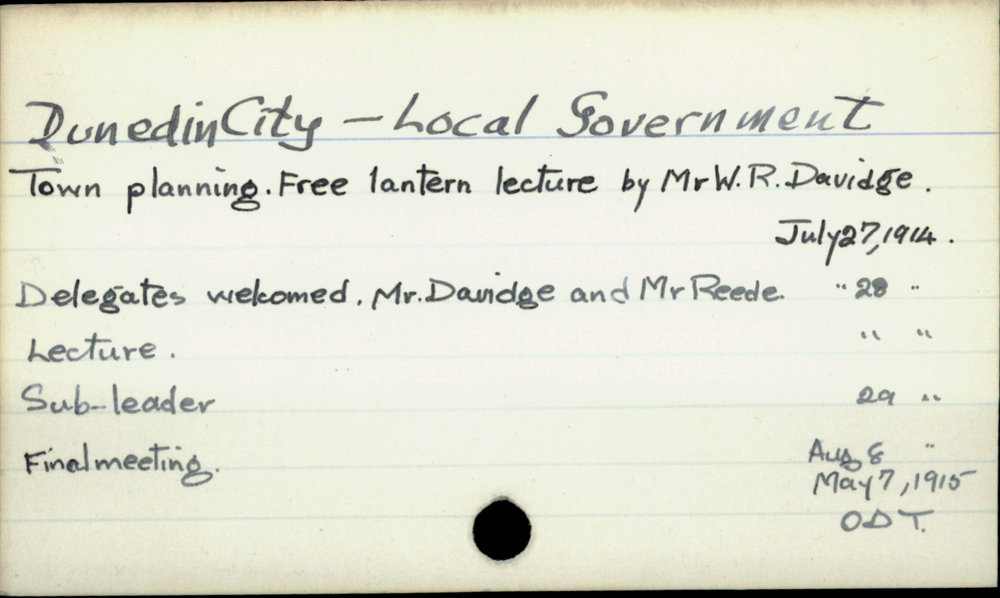 Dunedin City - Local government 