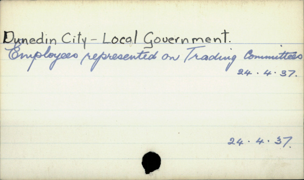 Dunedin City - Local government