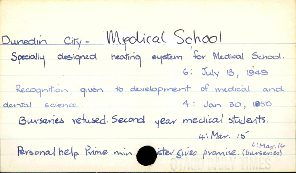 Dunedin City - Medical School 