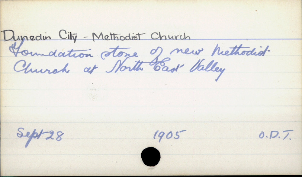 Dunedin City - Methodist Church