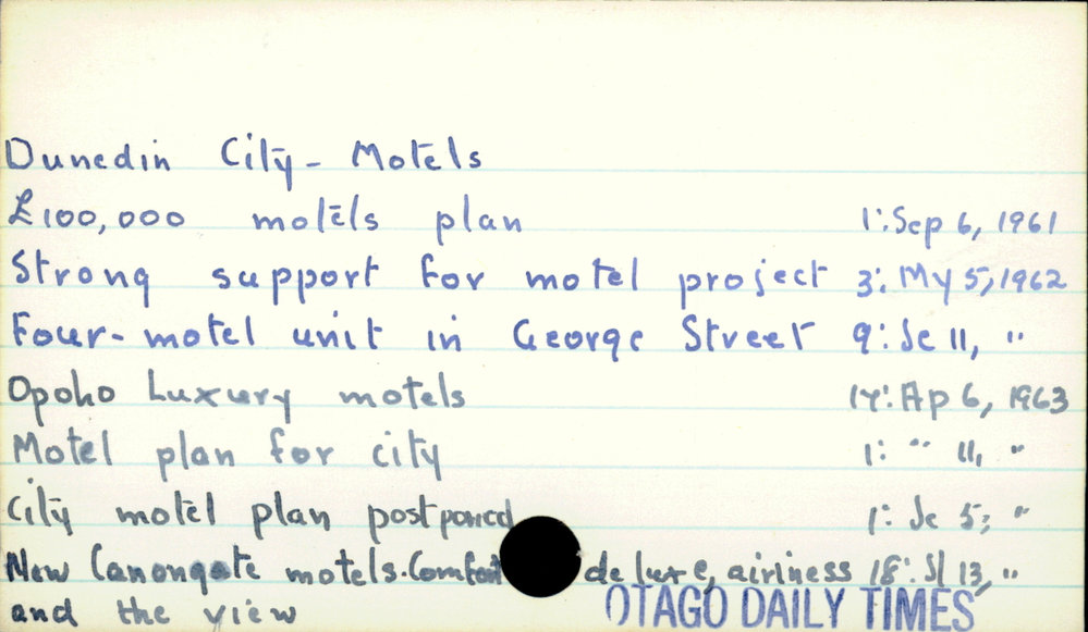 Dunedin City - Motels 