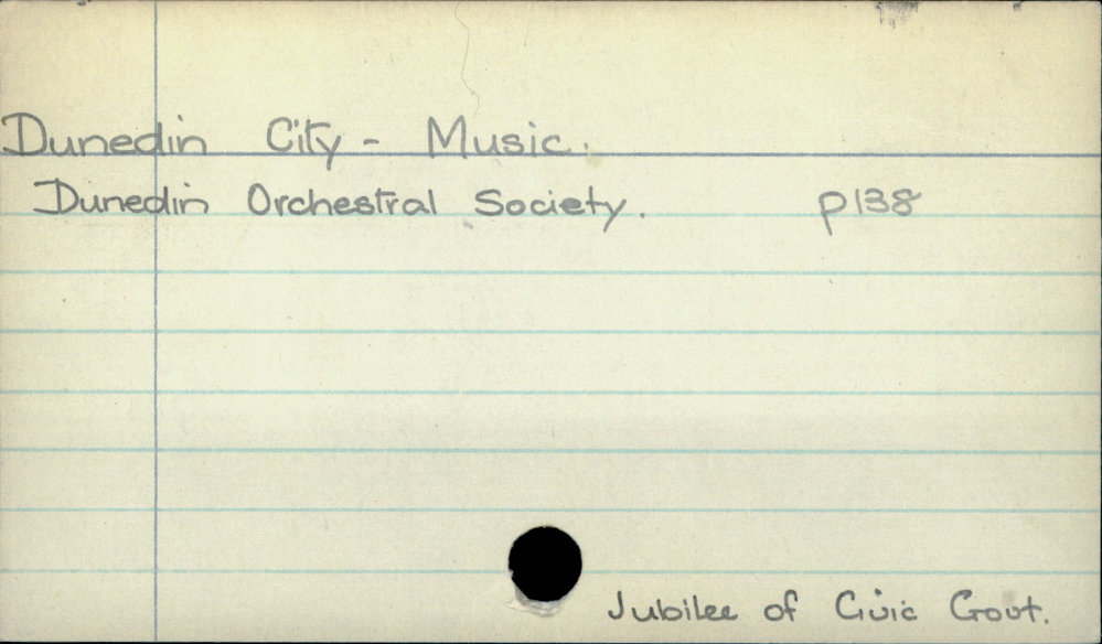 Dunedin City - Music