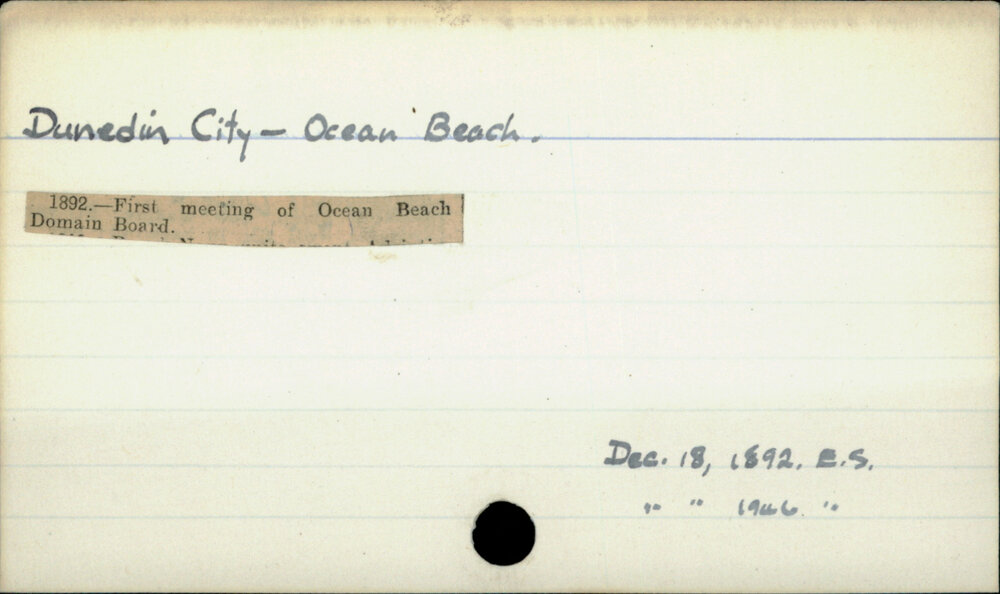 Dunedin City - Ocean Beach