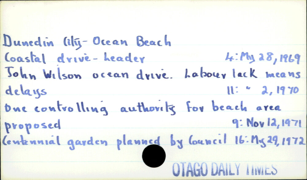 Dunedin City - Ocean Beach 