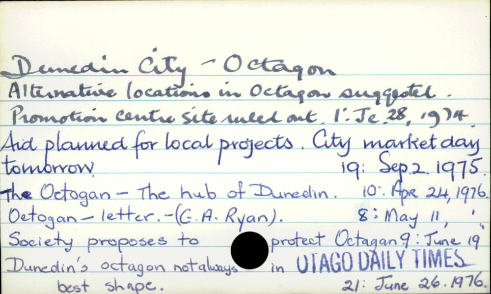 Dunedin City - Octagon 