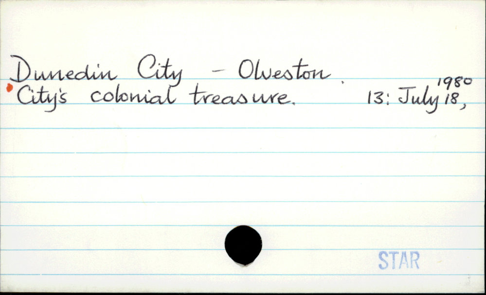 Dunedin City - Olveston