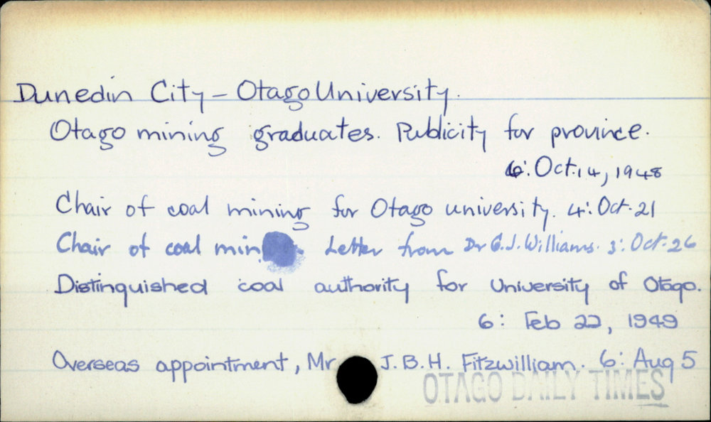 Dunedin City - Otago University