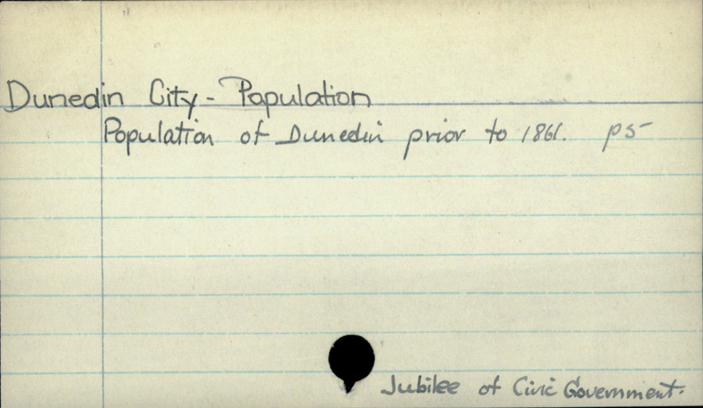 Dunedin City - Population