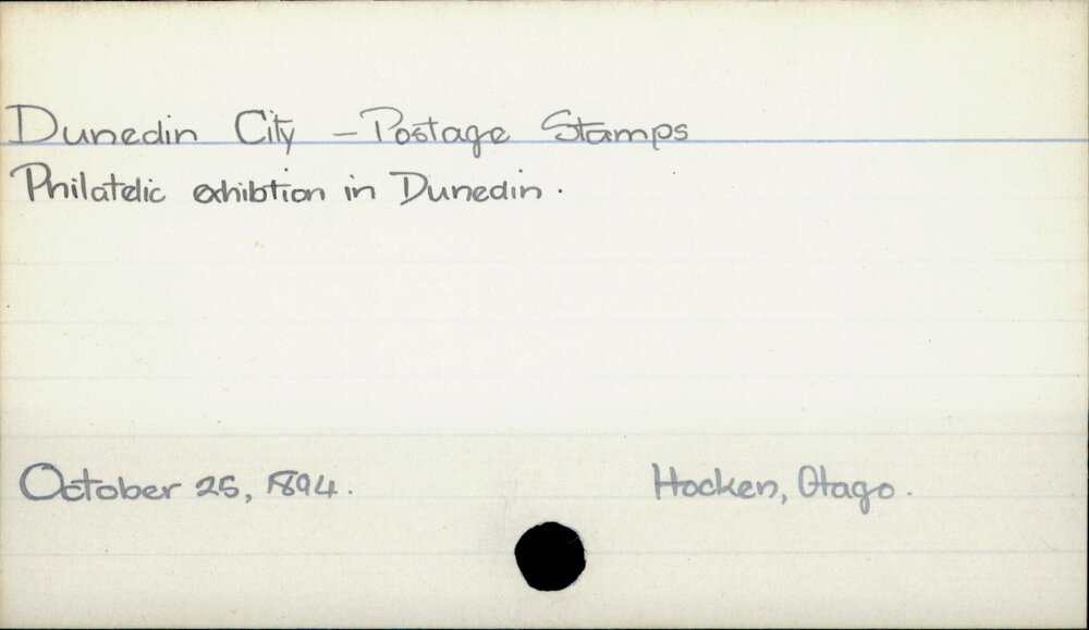 Dunedin City - Postage Stamps 