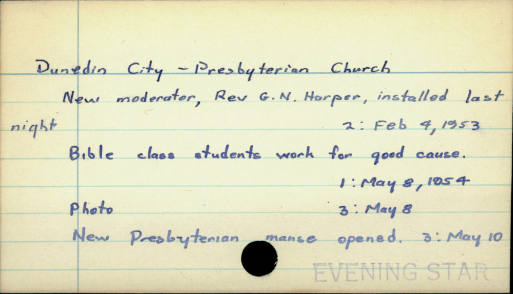 Dunedin City - Presbyterian Church