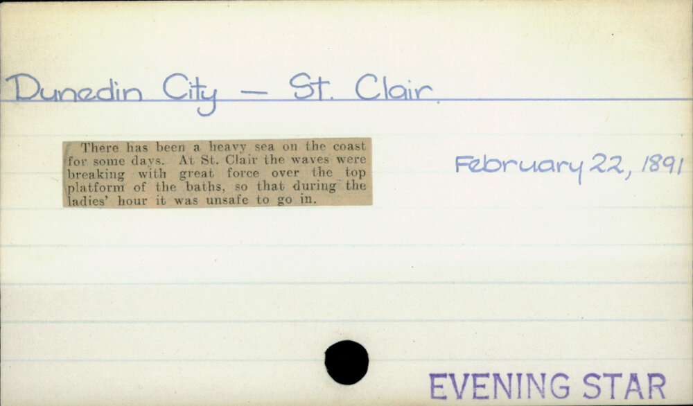 Dunedin City - St. Clair