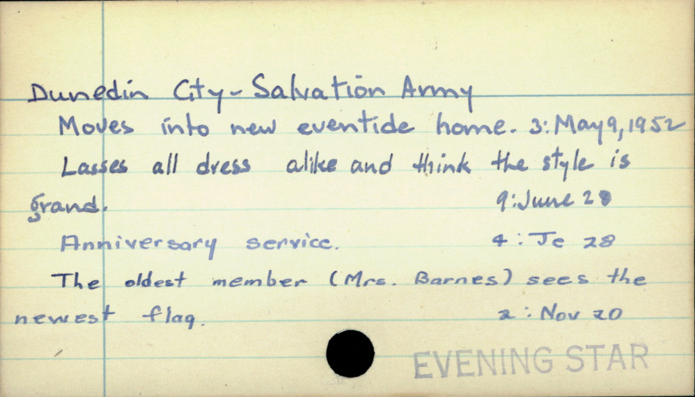 Dunedin City - Salvation Army