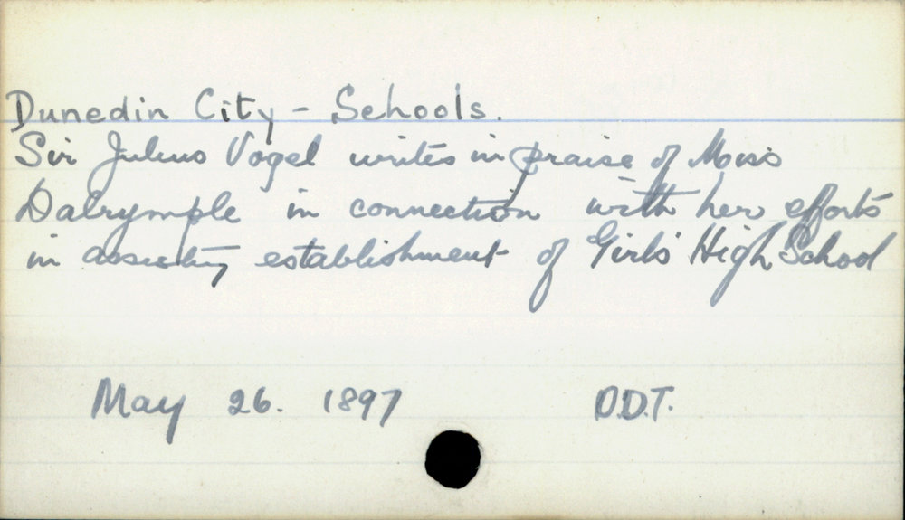 Dunedin City - Schools 