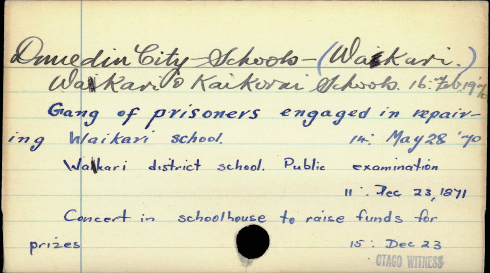 Dunedin City - Schools - Wakari School