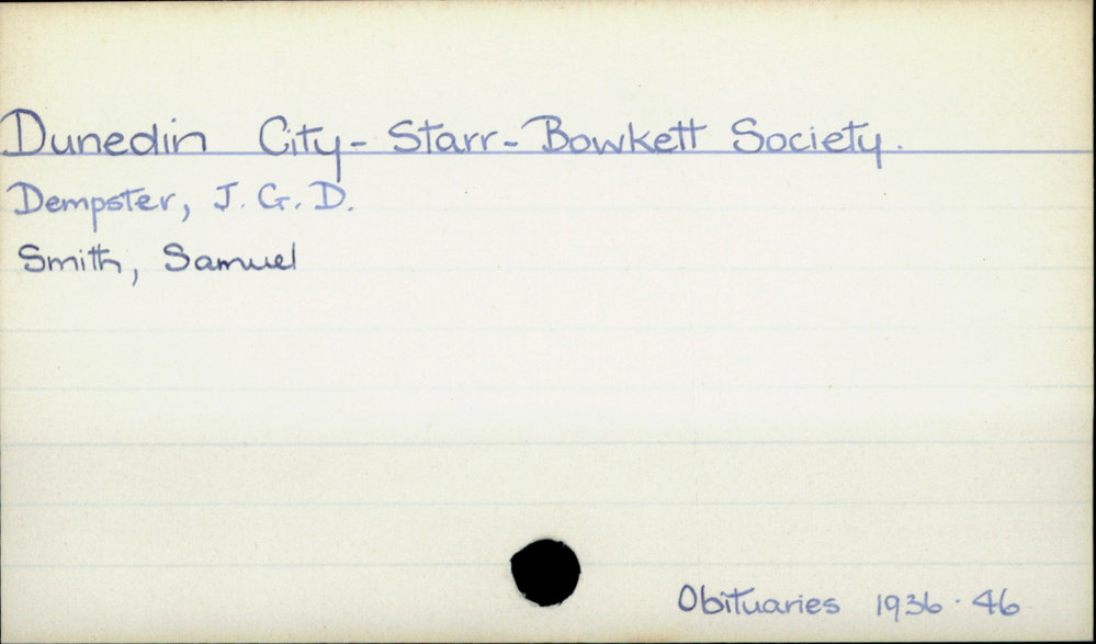 Dunedin City - Starr-Bowkett Society