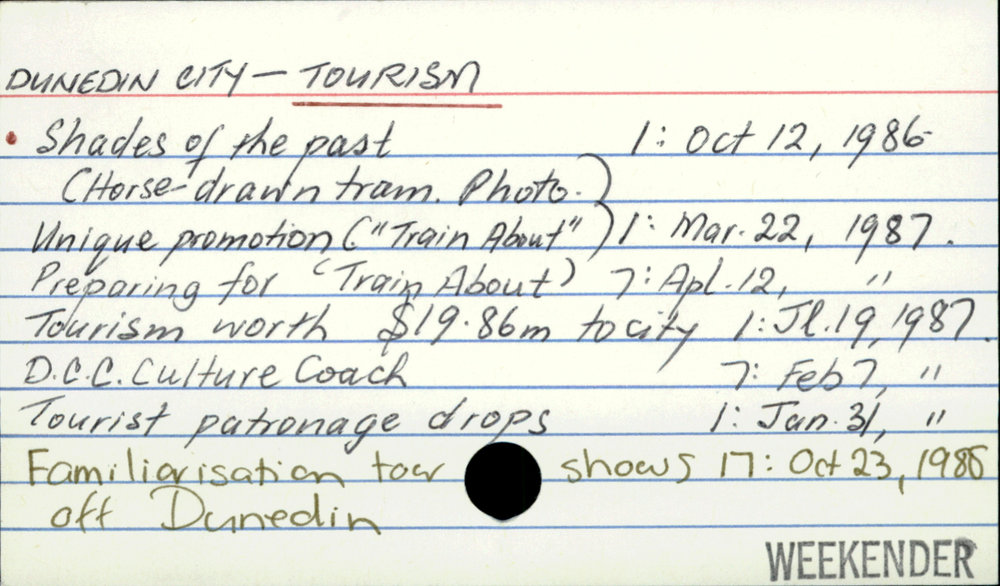 Dunedin City - Tourism
