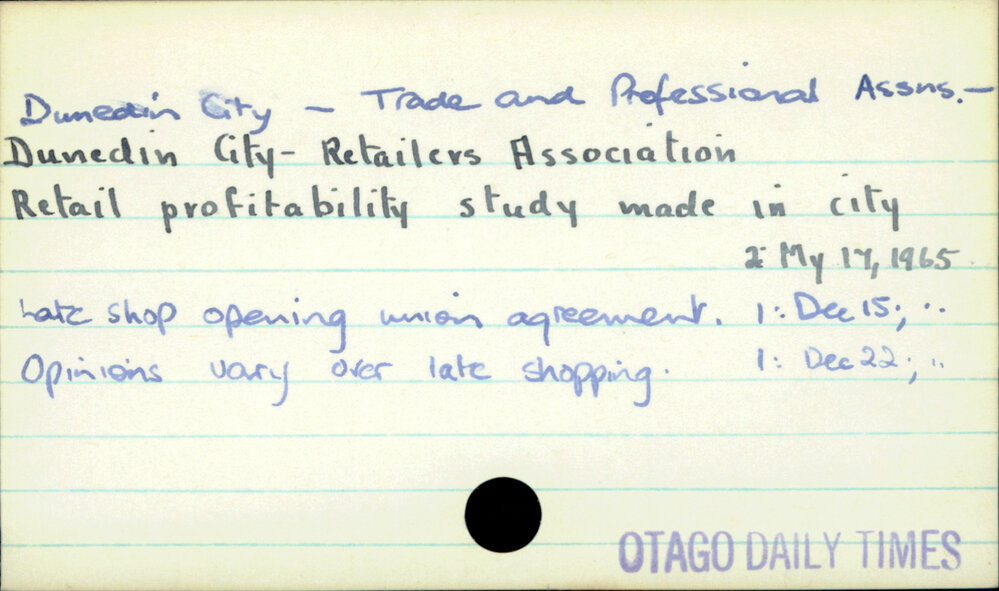 Dunedin City - Retailers Association