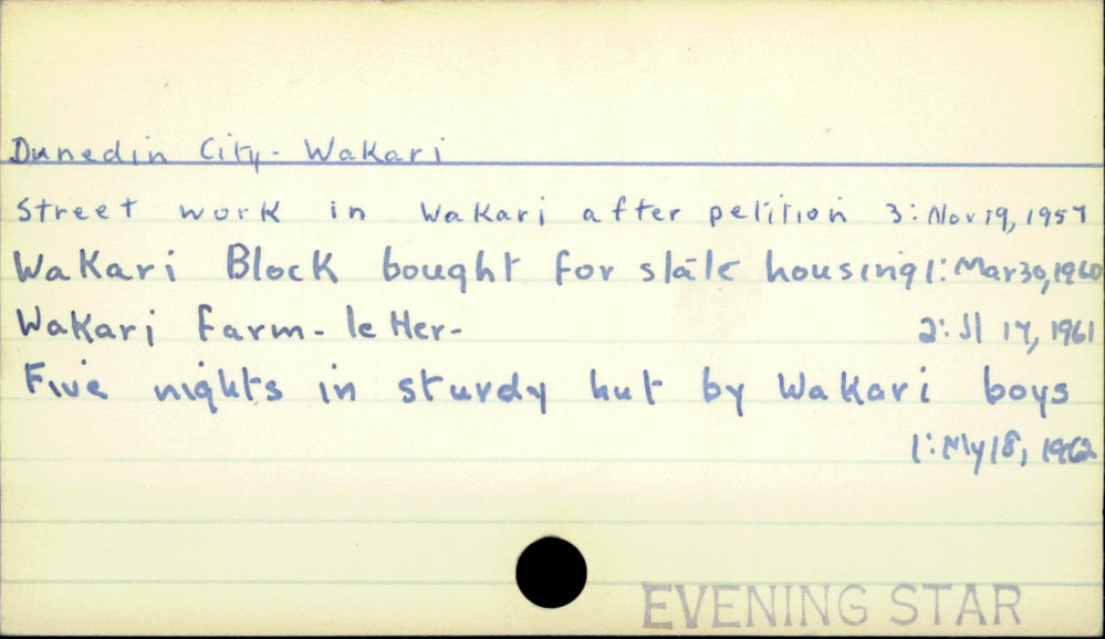 Dunedin City -Wakari