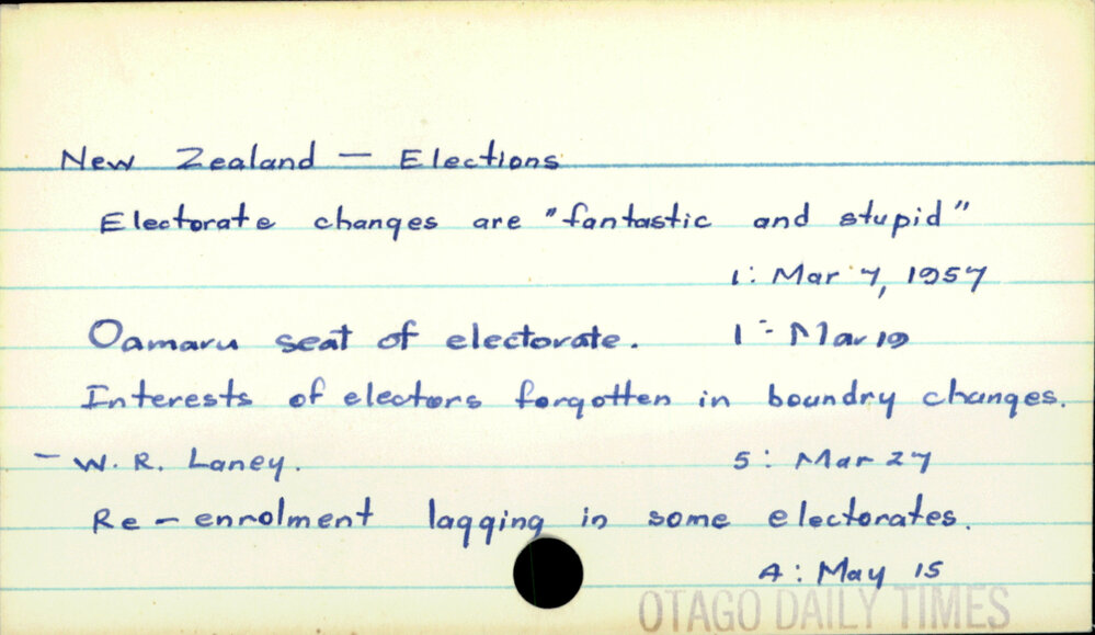 New Zealand - Elections