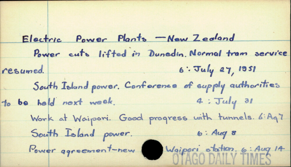 Electric Power Plants - New Zealand