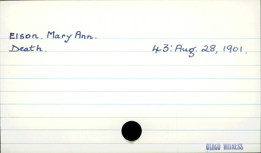 Elson, Mary Ann