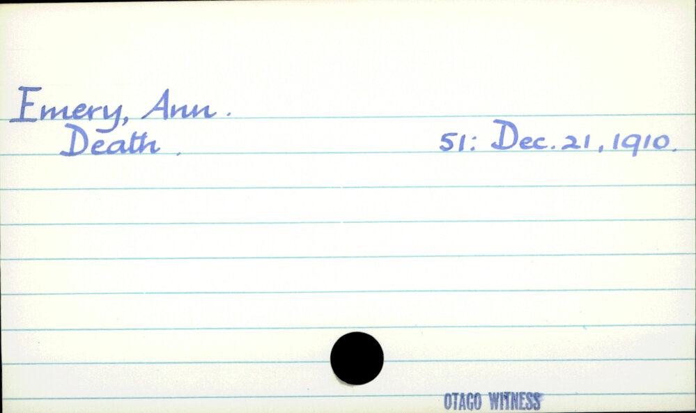 Emery, Ann