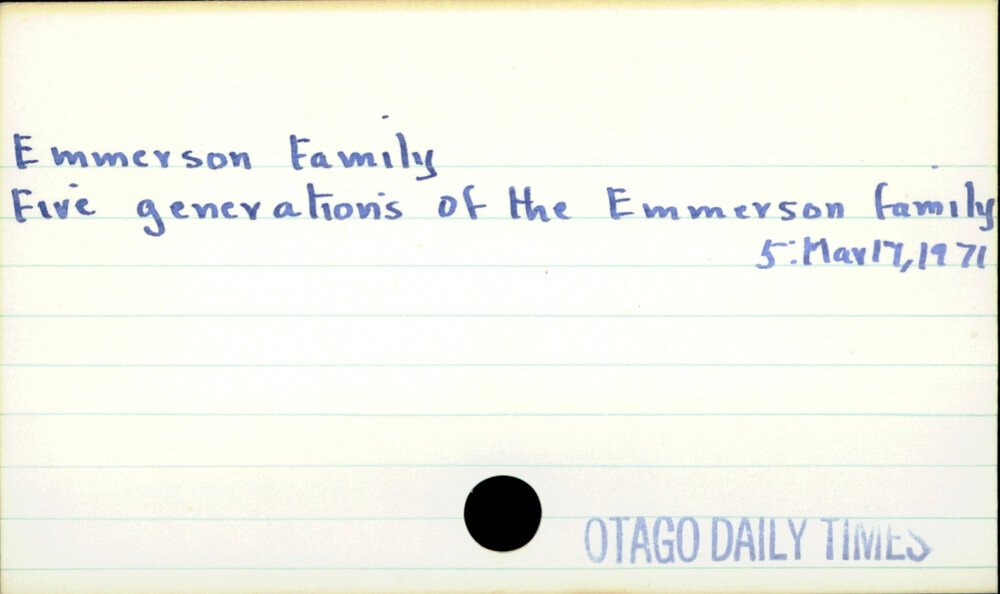 Emmerson Family